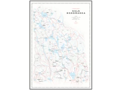 Dapa Sykkelkart Oslo Nordmarka